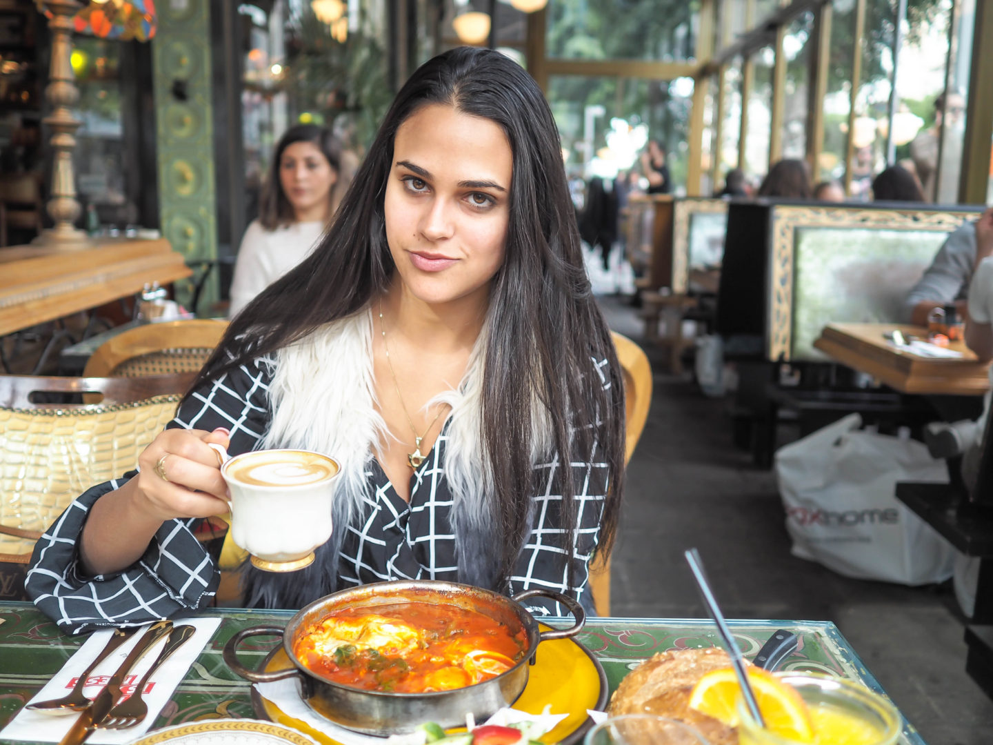 Israeli Brunch in Tel Aviv at Centro Cafe